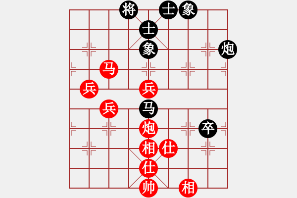 象棋棋譜圖片：或許未必(1段)-勝-饒單馬(1段) - 步數：80 