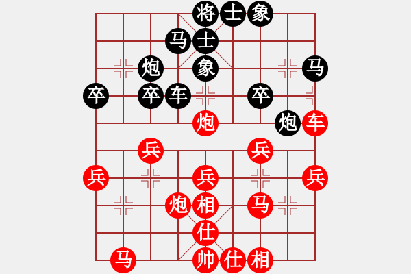 象棋棋譜圖片：qiqaqi(8星)-勝-諾維茨基(電神) - 步數(shù)：30 