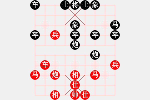 象棋棋譜圖片：粘粘膠(初級)-負(fù)-bushituzhu(3級) - 步數(shù)：30 