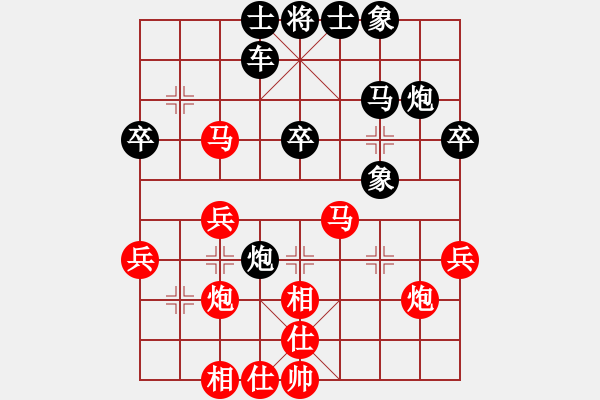 象棋棋譜圖片：劉宇 先勝 楊韻朵 - 步數(shù)：40 