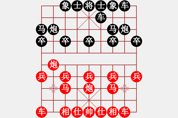 象棋棋譜圖片：嘴角揚揚[50129759] -VS- (り、Ｍ[765936977] - 步數：10 