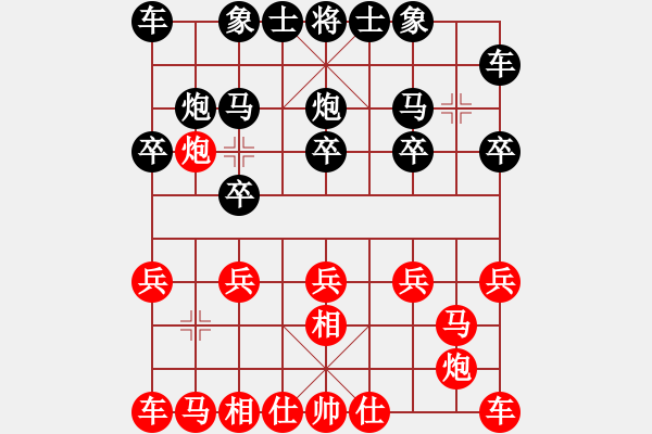 象棋棋譜圖片：義薄云天業(yè)7-3先勝侯海濤業(yè)7-12018·7·23 - 步數(shù)：10 