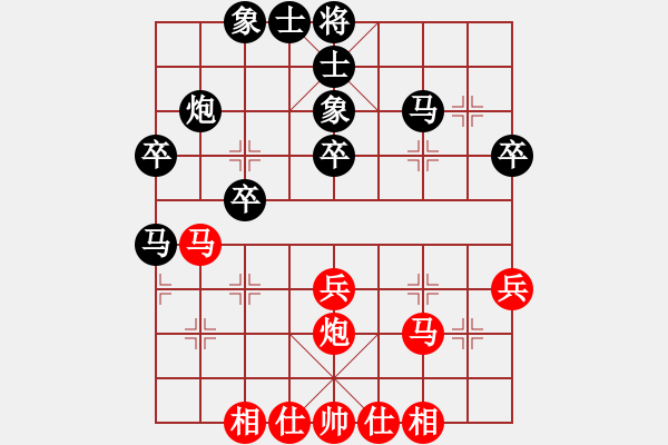 象棋棋譜圖片：人機(jī)對(duì)戰(zhàn) 2025-1-5 8:56 - 步數(shù)：36 