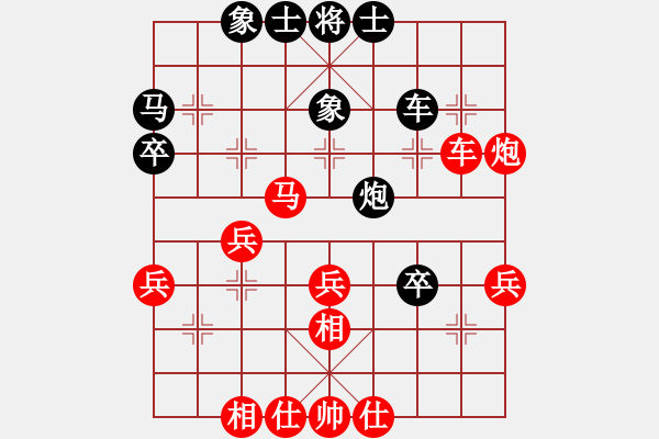 象棋棋譜圖片：宇宙之龍(5段)-勝-花柳插插(2段) - 步數(shù)：40 