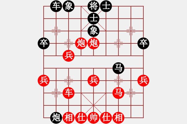 象棋棋譜圖片：陜群-適情雅趣VS星海賭王(2015-6-7) - 步數：40 