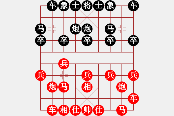 象棋棋譜圖片：賀歲學(xué) 先負(fù) 邊小強(qiáng) - 步數(shù)：10 