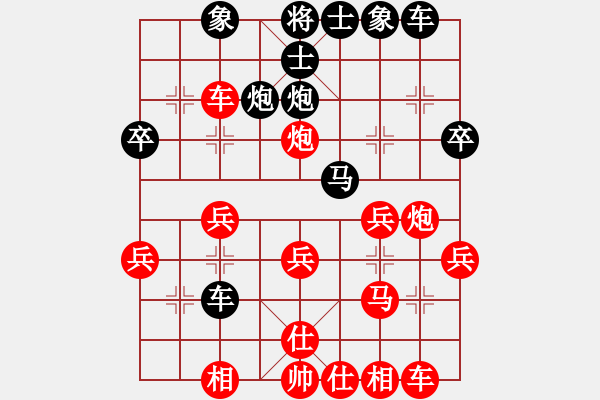 象棋棋譜圖片：25 - 步數(shù)：0 