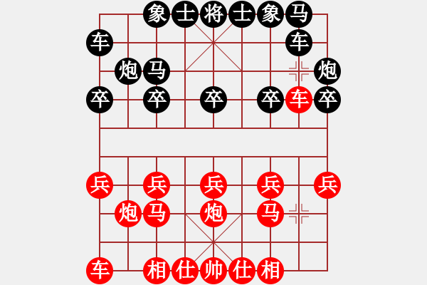 象棋棋譜圖片：小心我的炮(十二級)vs懸疑驚險(xiǎn)象棋(三級)20150919120253.ccf - 步數(shù)：10 