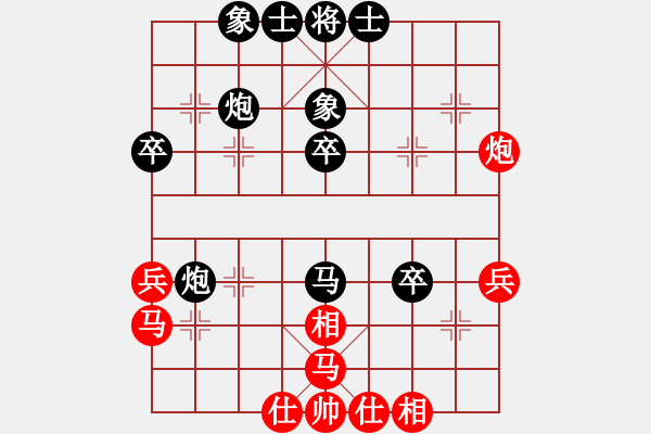 象棋棋譜圖片：齊魯弈林(2弦)-負(fù)-將帥風(fēng)云路(電神) - 步數(shù)：40 