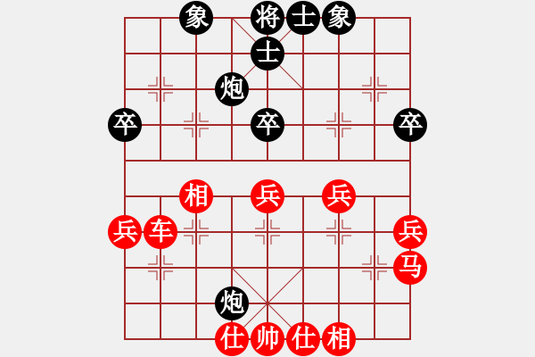 象棋棋譜圖片：2022.1.13.4JJ五分鐘先勝仙人指路對過宮炮 - 步數(shù)：50 