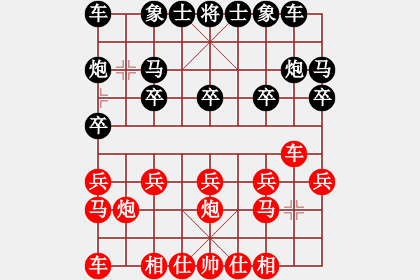 象棋棋譜圖片：葬心紅勝YLC行走江湖【中炮對單提馬】 - 步數(shù)：10 