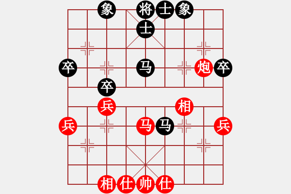 象棋棋譜圖片：揮灑的美(9段)-和-閑著沒事干(日帥) - 步數(shù)：49 