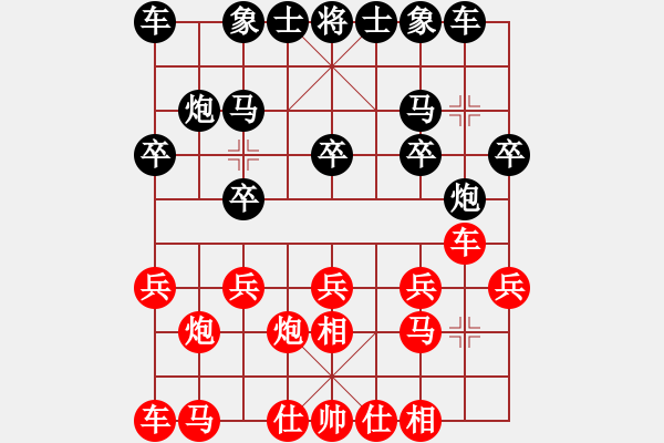 象棋棋譜圖片：小壞蛋(6級(jí))-負(fù)-無敵客(初級(jí)) - 步數(shù)：10 