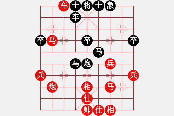 象棋棋譜圖片：小壞蛋(6級(jí))-負(fù)-無敵客(初級(jí)) - 步數(shù)：40 