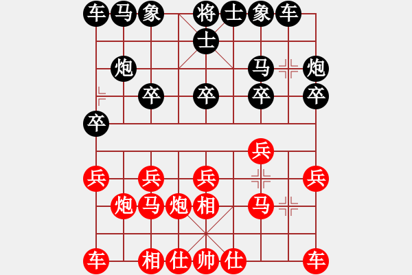 象棋棋譜圖片：蔡佑廣 先勝 文漢忠 - 步數(shù)：10 