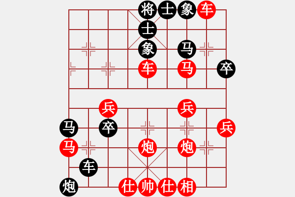 象棋棋譜圖片：龍虎霸(9段)-勝-明城劍客(9段) 五七炮互進(jìn)三兵對屏風(fēng)馬邊卒右馬外盤河 紅左橫車 - 步數(shù)：50 