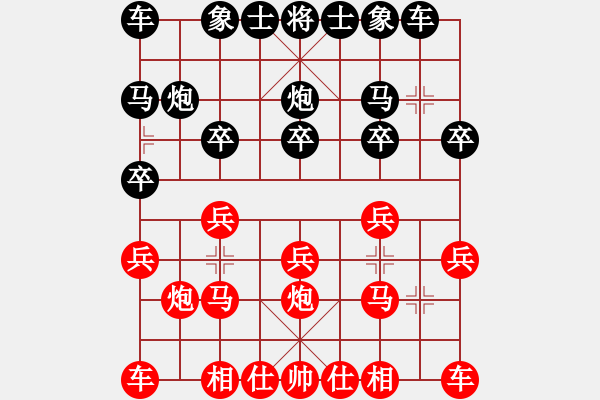 象棋棋譜圖片：PIGY[20833268] -VS- 無聊[747059908] - 步數(shù)：10 