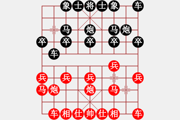 象棋棋譜圖片：風(fēng)雪棋緣-先負(fù)-吳冰山大師 - 步數(shù)：10 