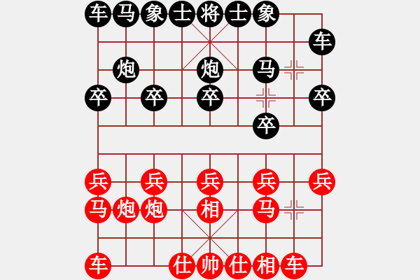 象棋棋譜圖片：中級棋手(4段)-勝-驚濤斷岸(3段) - 步數(shù)：10 