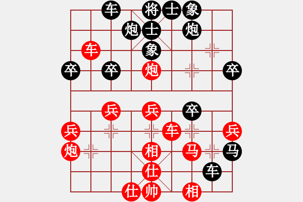 象棋棋譜圖片：百花園女子棋社 大師群樺 先負(fù) 童先生 - 步數(shù)：40 