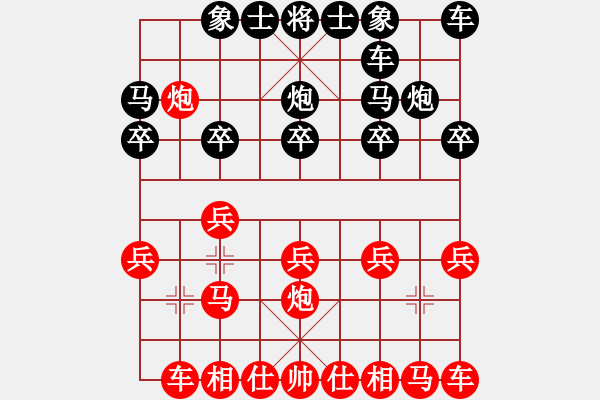 象棋棋譜圖片：濰坊衛(wèi)校[紅] -VS- 悟悟徹徹[黑] - 步數(shù)：10 