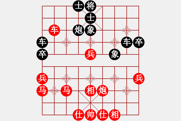 象棋棋譜圖片：中炮對(duì)屏風(fēng)馬10 - 步數(shù)：50 