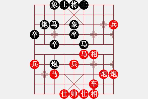 象棋棋譜圖片：晉都棋牌周(日帥)-九月初三(6段 - 步數(shù)：33 