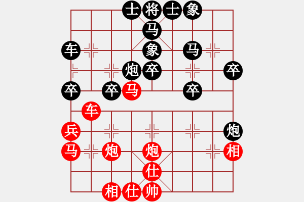 象棋棋譜圖片：笨笨負再來分享.pgn - 步數(shù)：40 