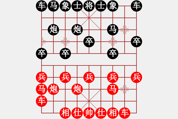 象棋棋譜圖片：紅軍老師 先勝 巴州狂刀 - 步數(shù)：10 