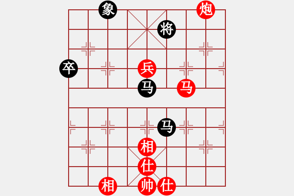 象棋棋譜圖片：不老兵(2段)-勝-星月龍(1段) - 步數(shù)：100 