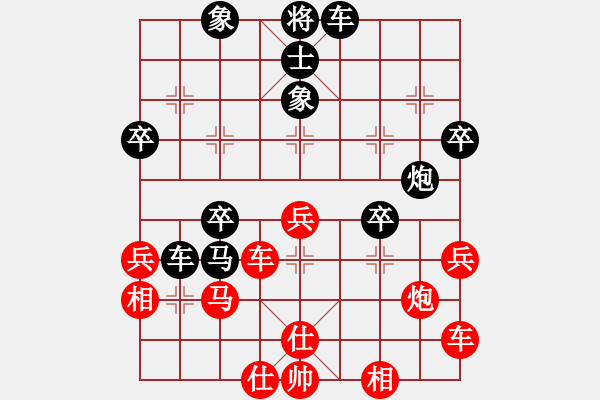 象棋棋譜圖片：華峰論棋(5段)-負(fù)-雨中的影子(5段)中炮巡河車對(duì)屏風(fēng)馬 紅進(jìn)左馬 - 步數(shù)：40 