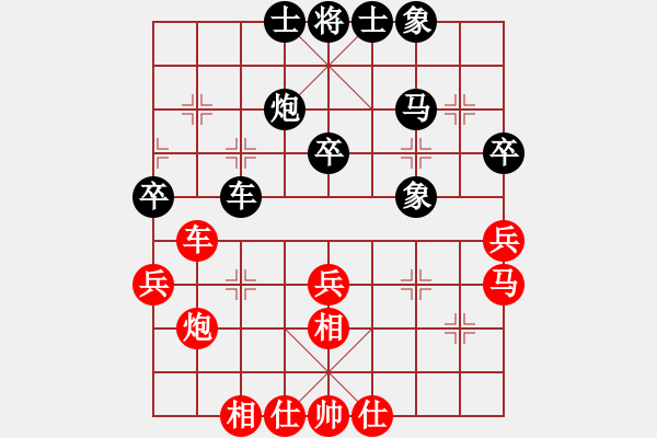 象棋棋譜圖片：青成第一臺(9段)-和-訥河棋大圣(日帥) - 步數(shù)：40 