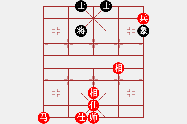 象棋棋譜圖片：象棋先走方僅剩雙仕 - 步數(shù)：0 