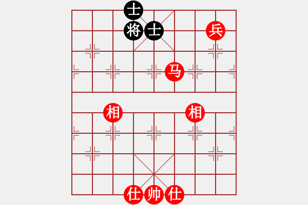 象棋棋譜圖片：象棋先走方僅剩雙仕 - 步數(shù)：20 