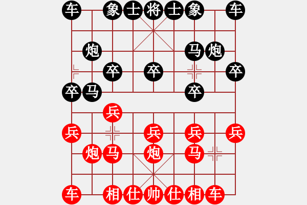 象棋棋譜圖片：弈林颶風(3段)-和-正豐(3段) - 步數(shù)：10 