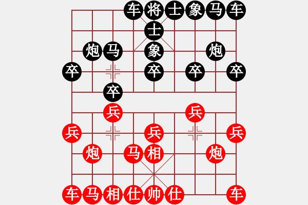 象棋棋譜圖片：【奇門(mén)魔谷】云山長(zhǎng)津湖[紅] -VS- bbboy002[黑] - 步數(shù)：10 