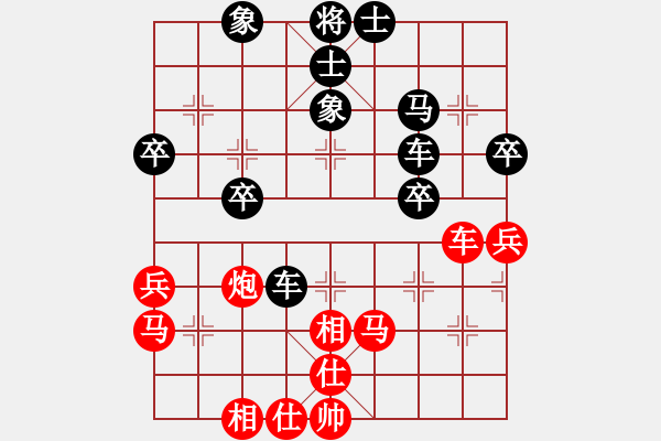 象棋棋譜圖片：中炮進(jìn)七兵過(guò)河車(chē)（負(fù)）反宮馬士4進(jìn)5 - 步數(shù)：60 