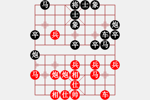 象棋棋譜圖片：bbboy002(1舵)-勝-gcbgcbfdmm(1舵) - 步數(shù)：30 