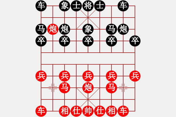 象棋棋譜圖片：2014.06.27.5石材棋盤(pán)先勝新泰棋友5 - 步數(shù)：10 