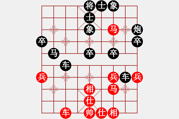 象棋棋譜圖片：馬行天下(2段)-負(fù)-超紅(4段) - 步數(shù)：40 