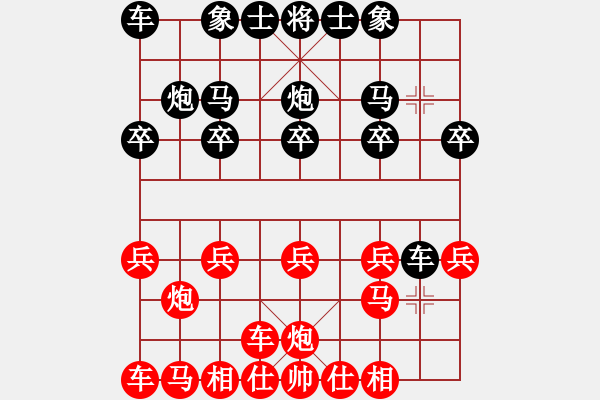 象棋棋譜圖片：淡雅飄香 先勝 貪吃的小剛 1 - 步數(shù)：10 