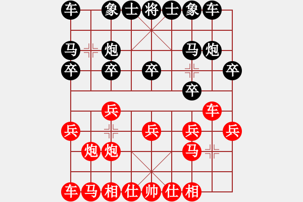 象棋棋譜圖片：南門吹水(9星)-負(fù)-jzrl(9星) - 步數(shù)：10 