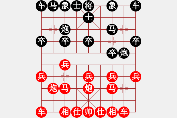 象棋棋譜圖片：日日思君可奈何VS快棋舉哥(2011-10-16) - 步數(shù)：10 