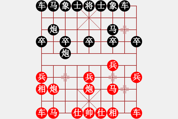 象棋棋譜圖片：★棋壇尊者★[407612993] -VS- 玉石天國[1748930147] - 步數(shù)：10 