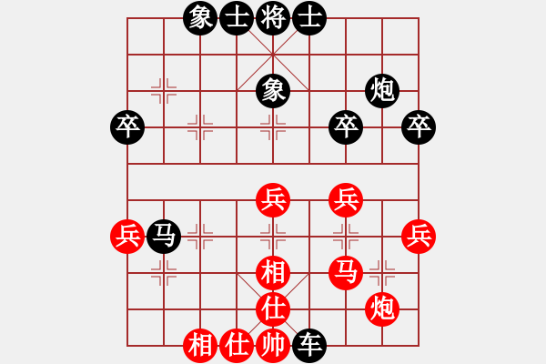 象棋棋譜圖片：韓裕恒 -VS- 國強的朋友阿偉 - 步數(shù)：40 