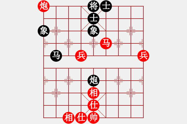 象棋棋譜圖片：韓裕恒 -VS- 國強的朋友阿偉 - 步數(shù)：80 