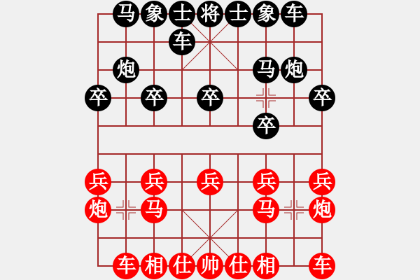 象棋棋譜圖片：2400局 A41-起馬對進７卒-旋風引擎23層(2853) 先勝 甘寧(1400) - 步數(shù)：10 