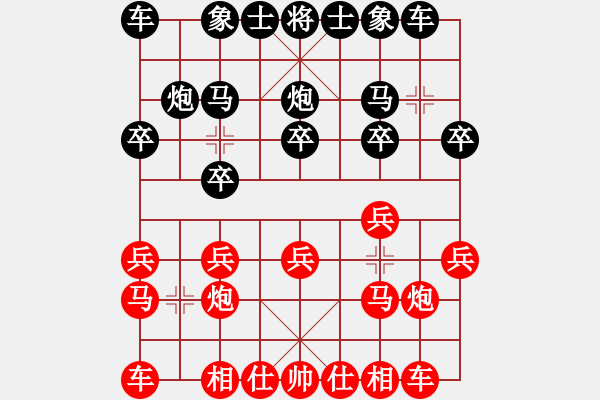 象棋棋譜圖片：錦州老楊頭(9段)-和-永不瞑目(人王) - 步數(shù)：10 