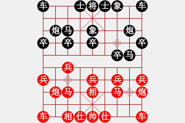 象棋棋譜圖片：追憶[紅] -VS- 負(fù)分太后 魚[黑] - 步數(shù)：10 