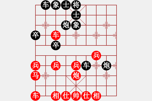 象棋棋譜圖片：心ゎ★語(yǔ)[874681264] -VS- ◇不＊棄◆[250095439] - 步數(shù)：30 